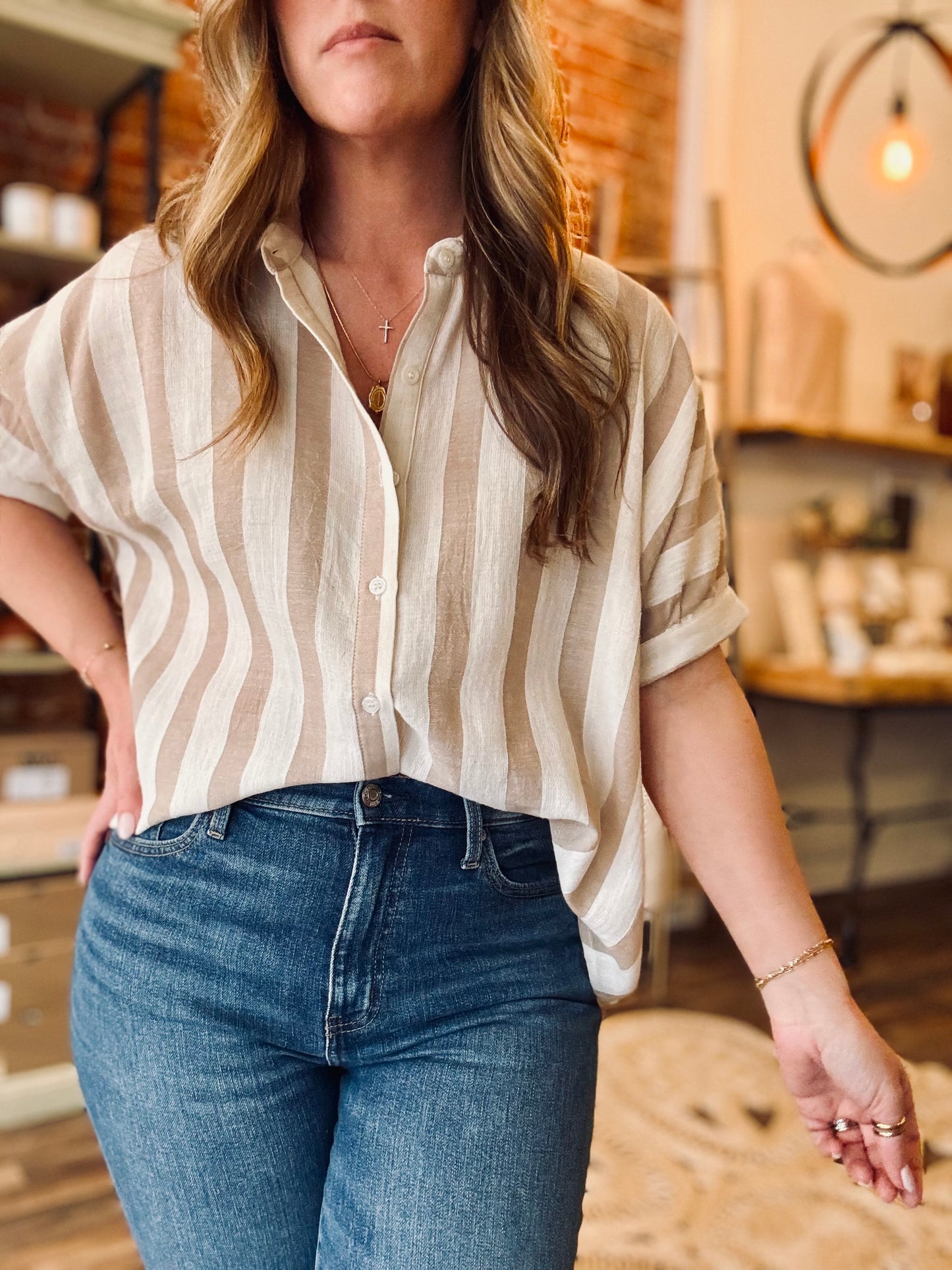 Nova Striped Blouse