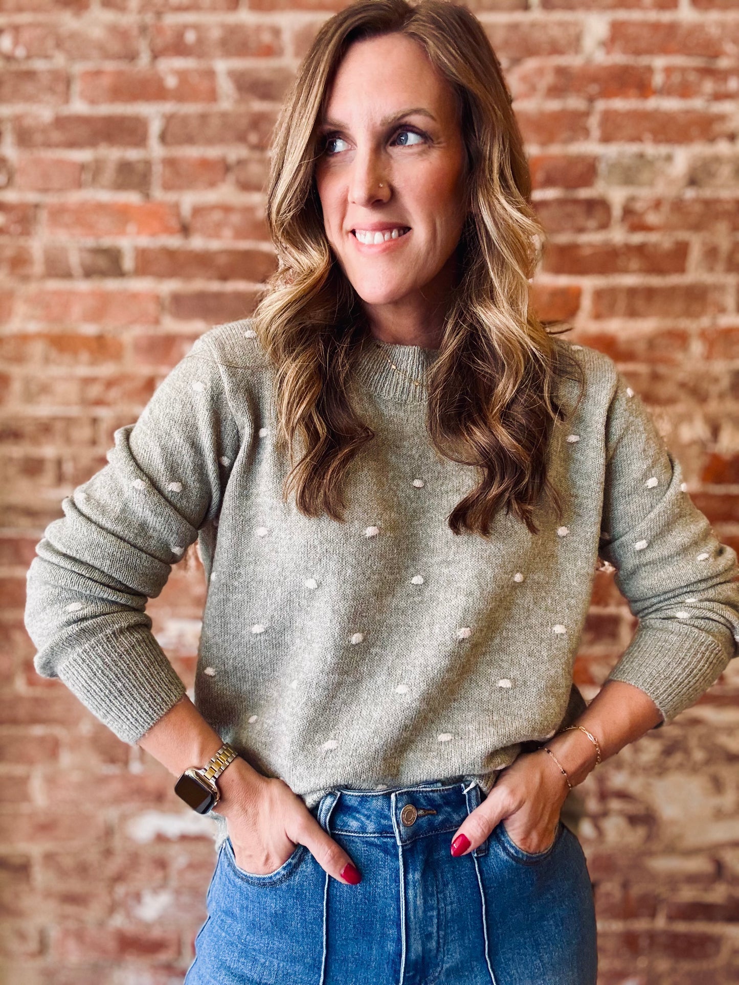 Dotted Pullover