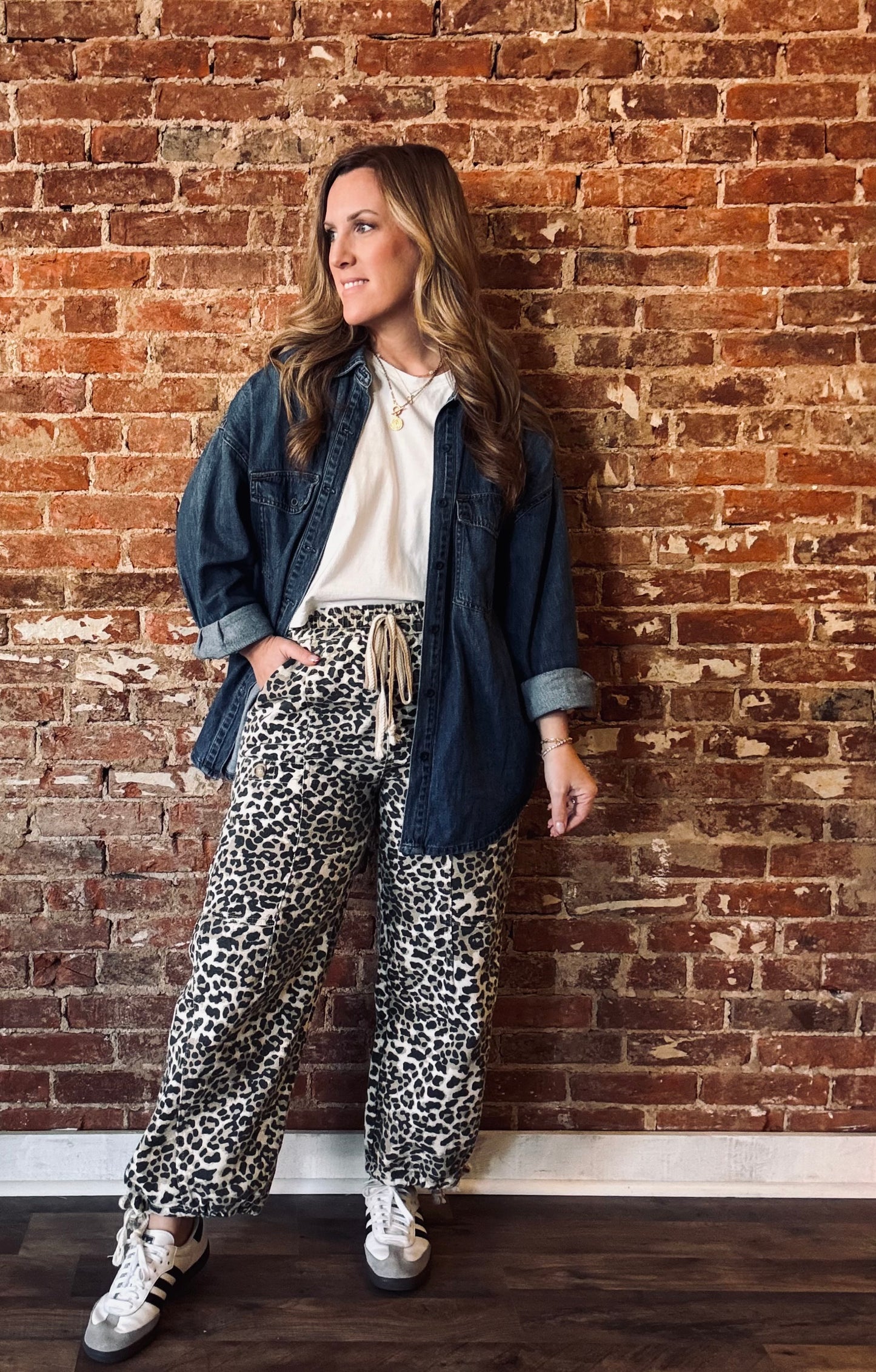 Callie Leopard Pants