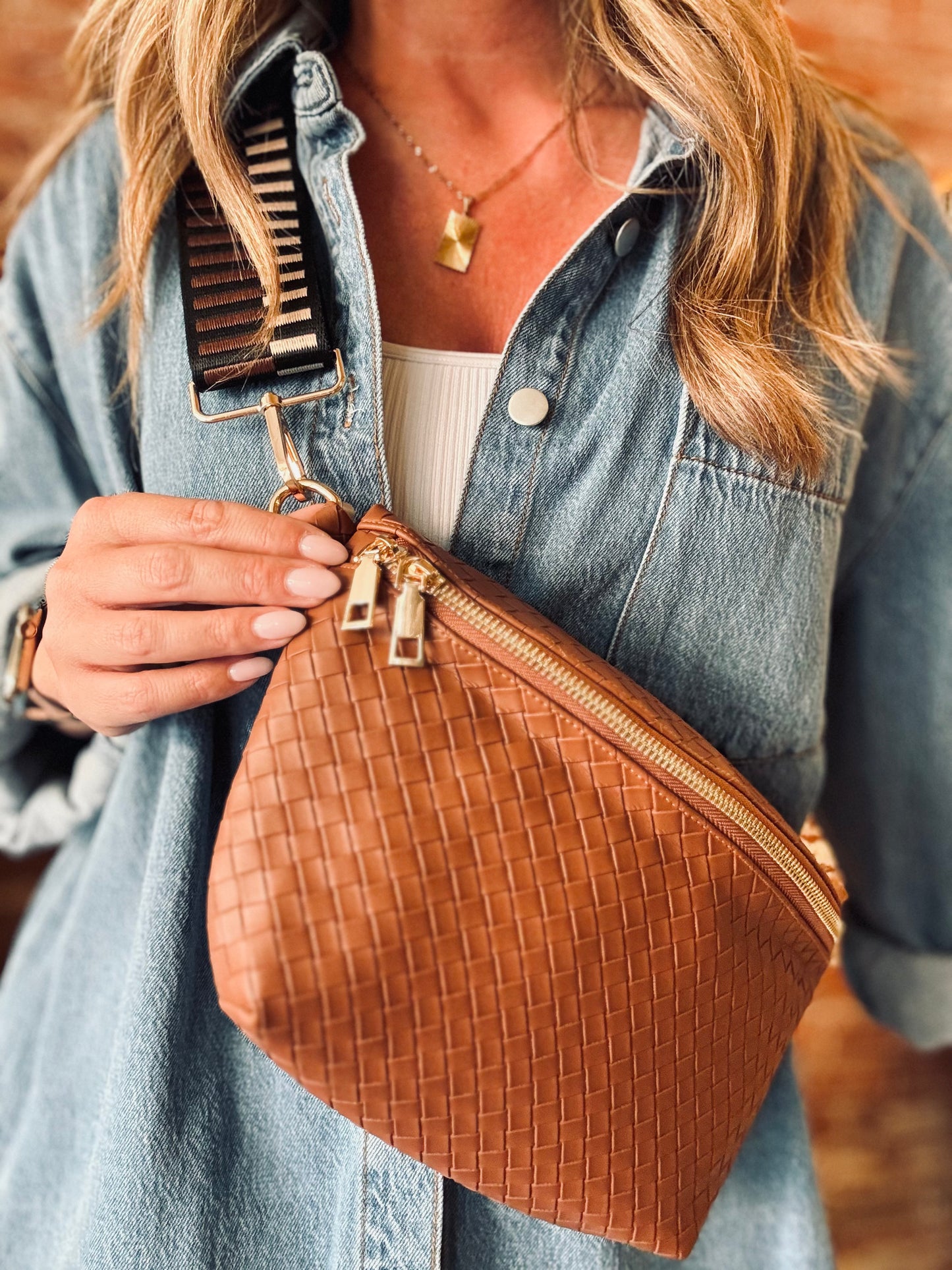 Rory Woven Crossbody