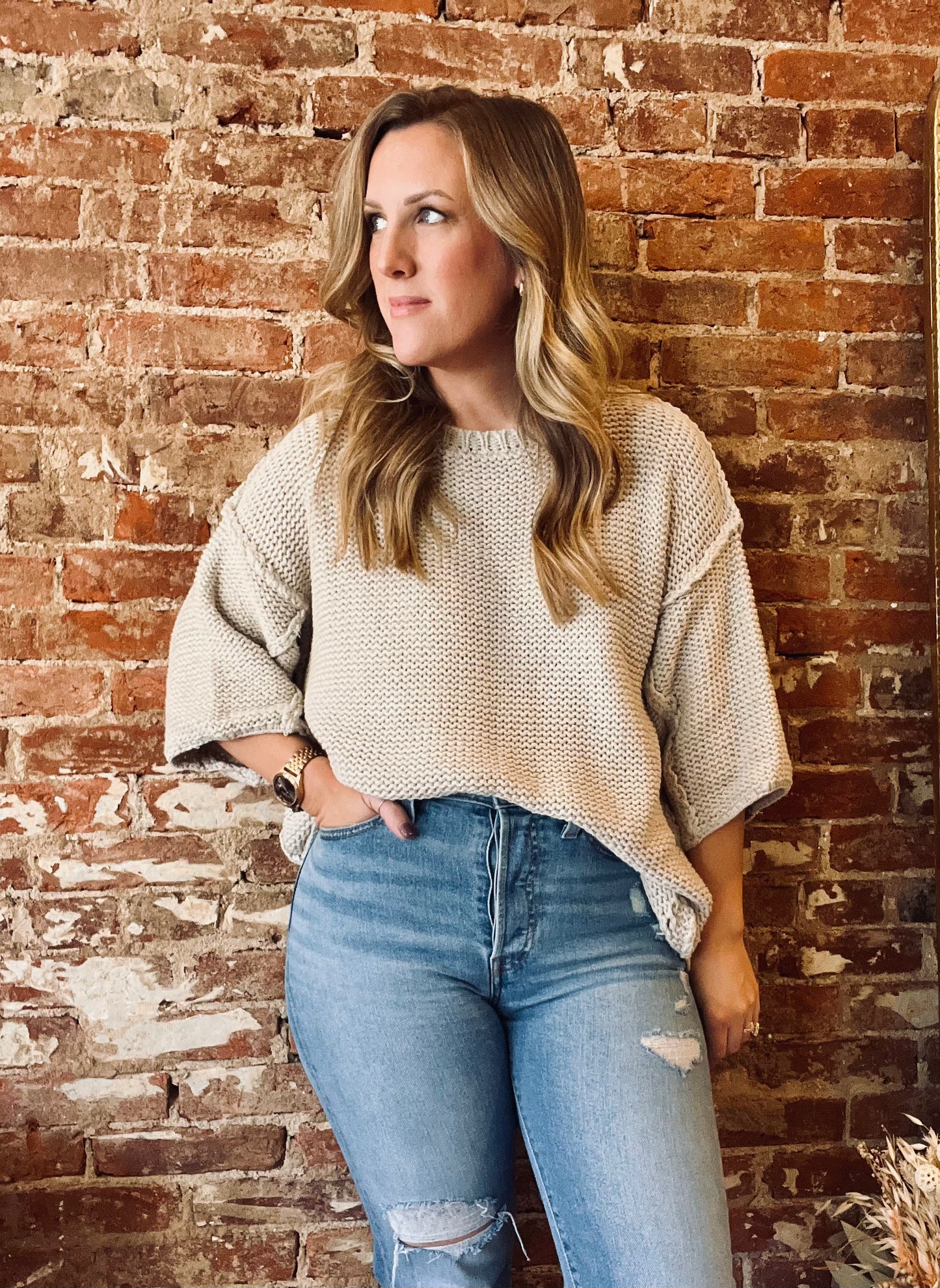 Summers End Sweater - Coconut