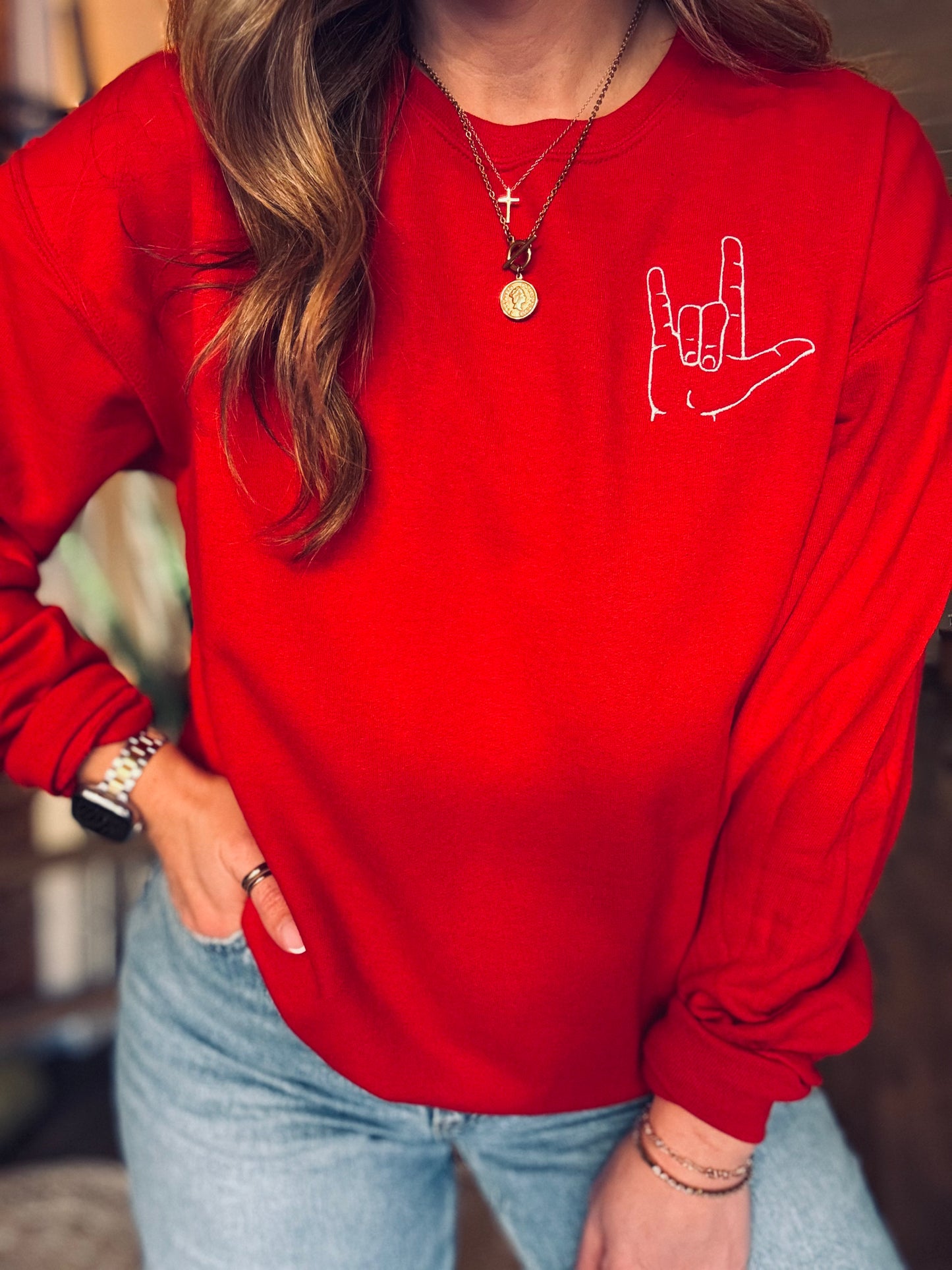 Love Sign Sweater