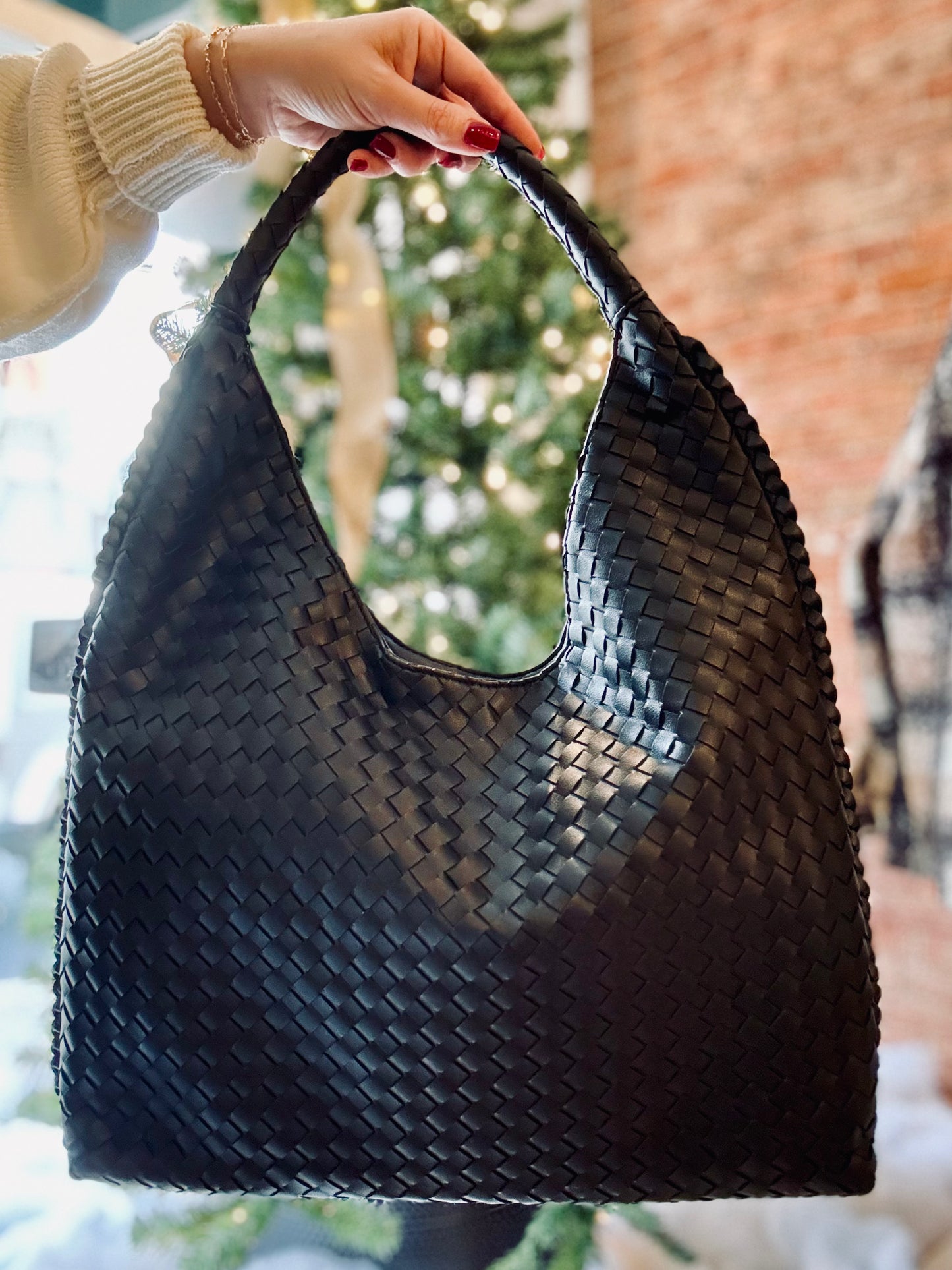 Lowen Weave Hobo Bag