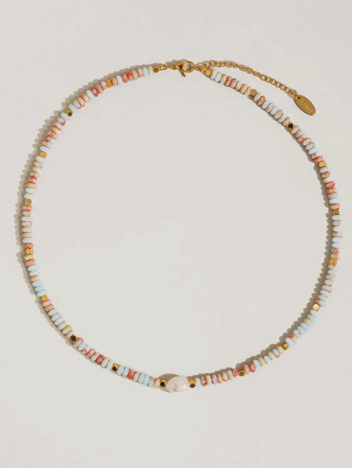 Swank Pearl Beaded Necklace