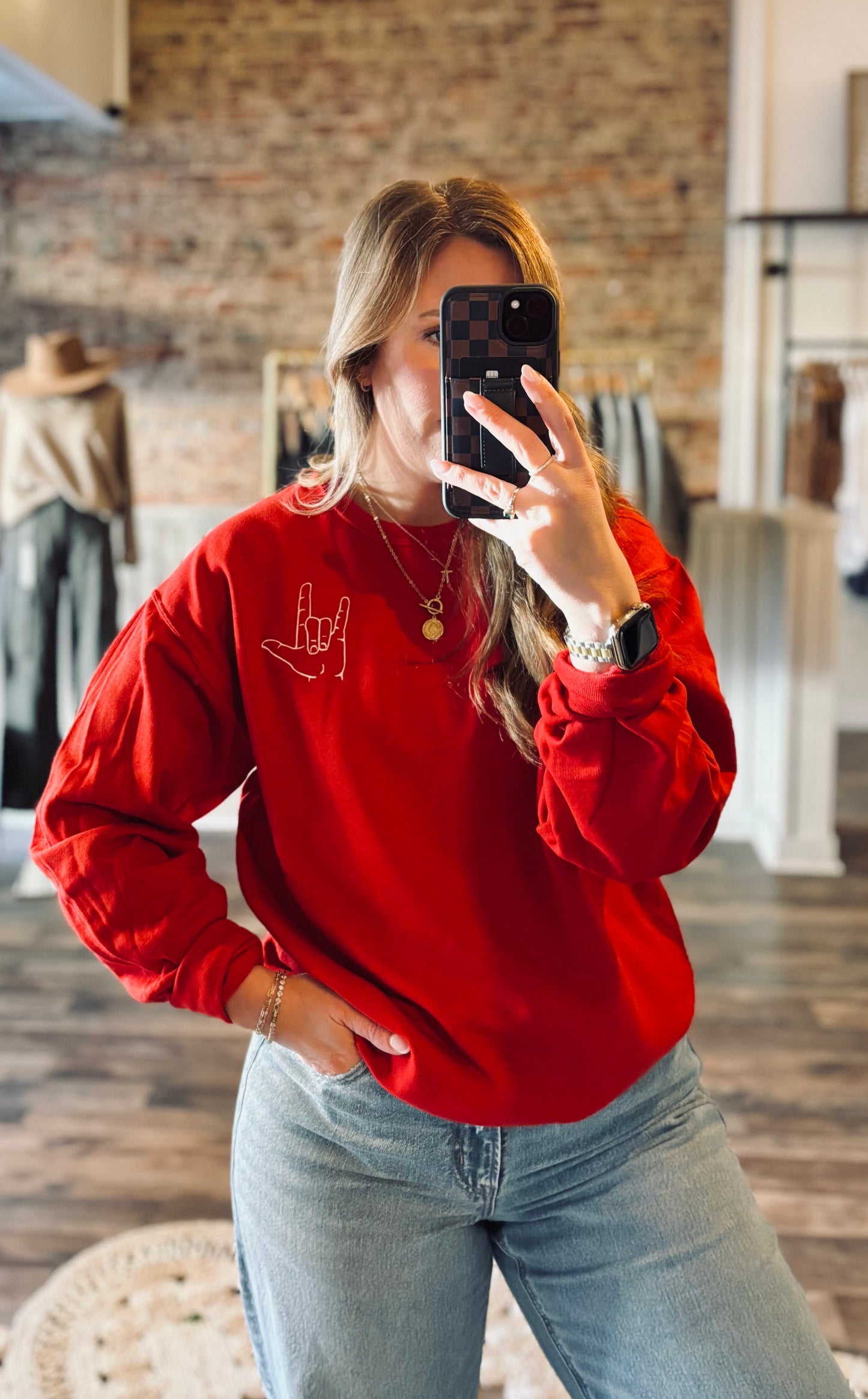 Love Sign Sweater