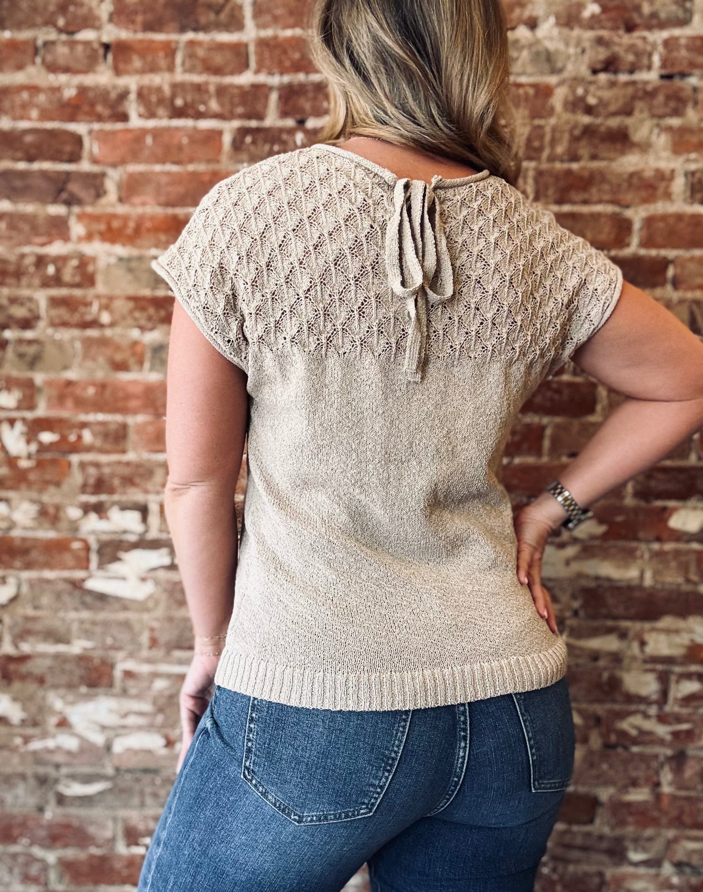 Lilah Eyelet Sweater