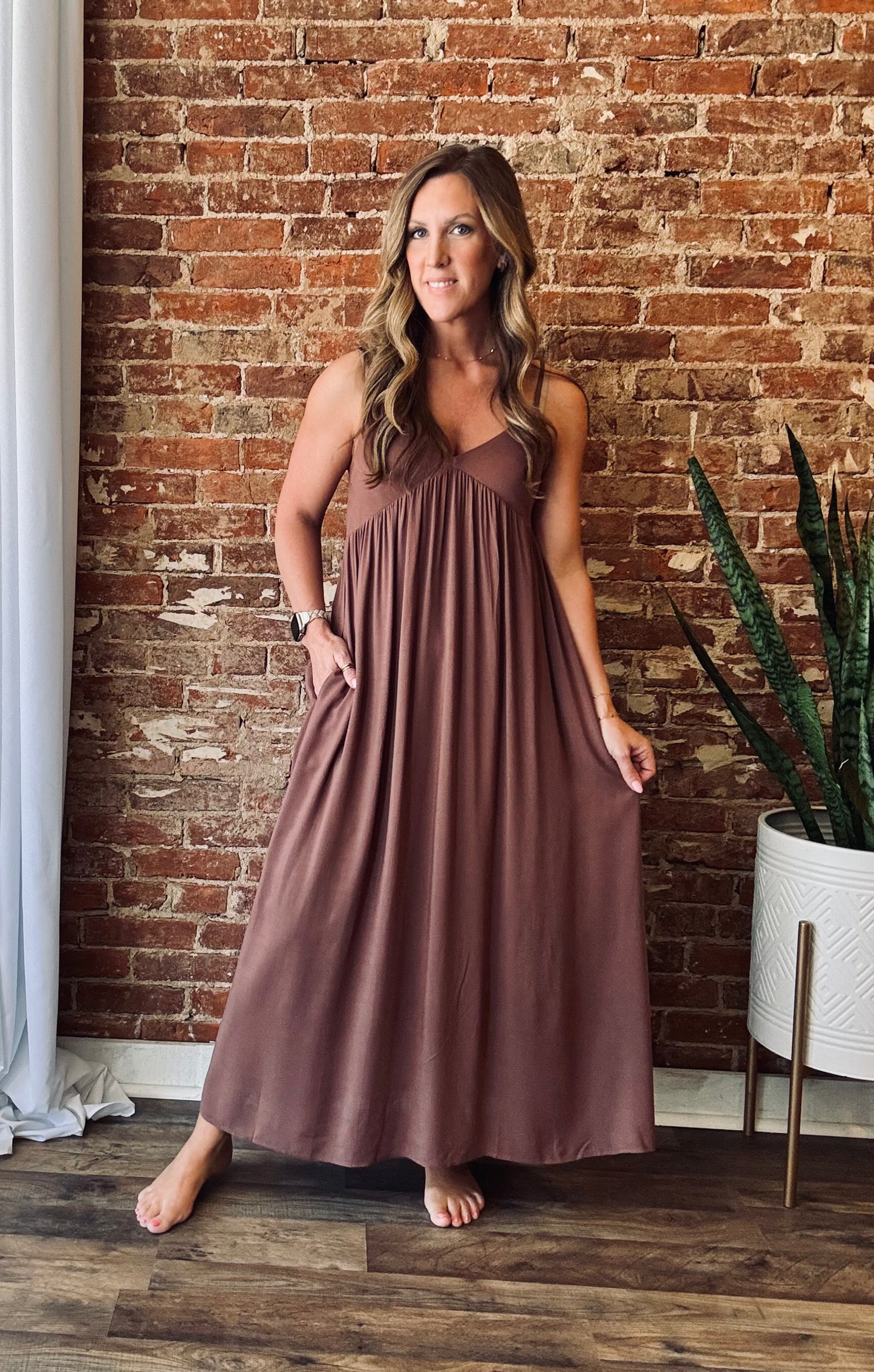 Bexley Midi Dress-Coco
