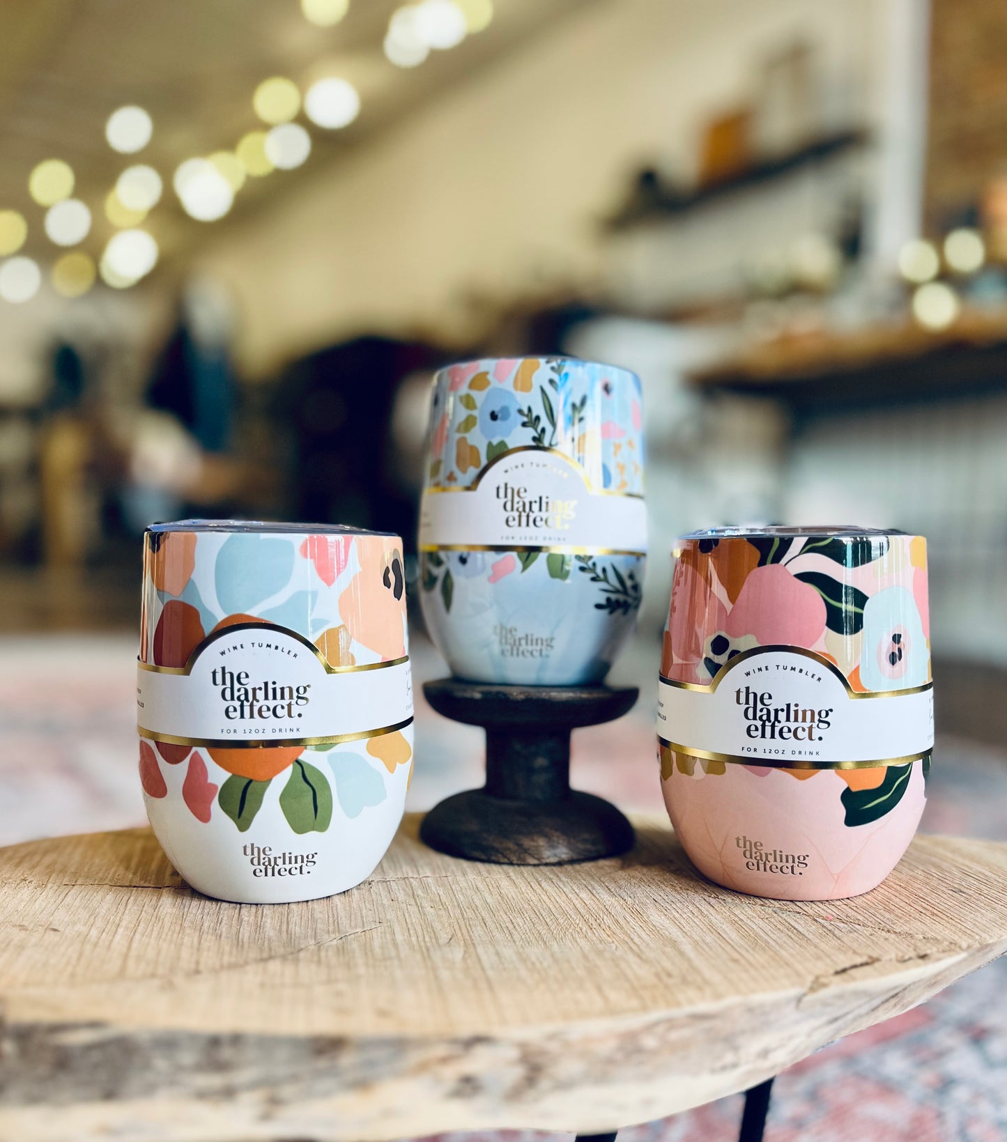 Wine Tumbler - Floral Delight