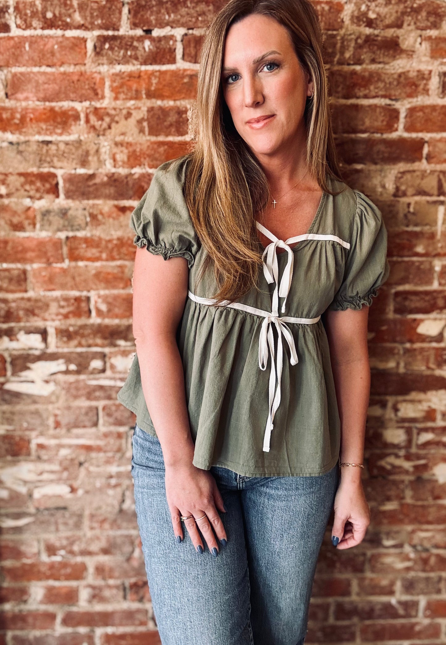 Winny Blouse - Sage