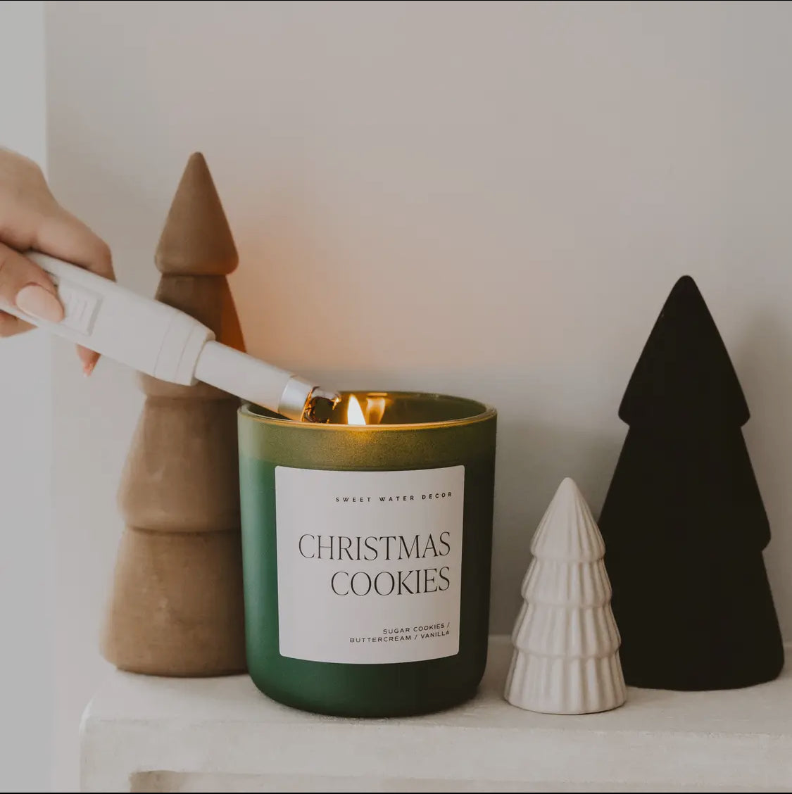 Matte Green Jar Candle