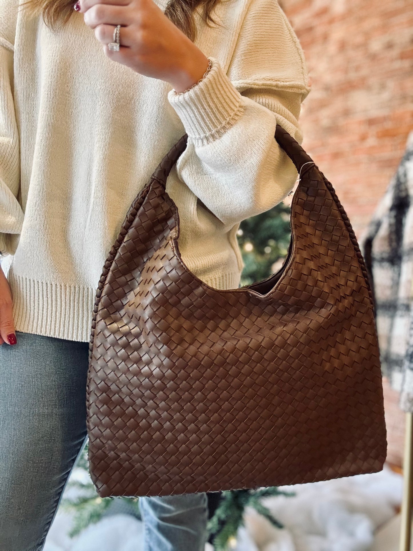Lowen Weave Hobo Bag