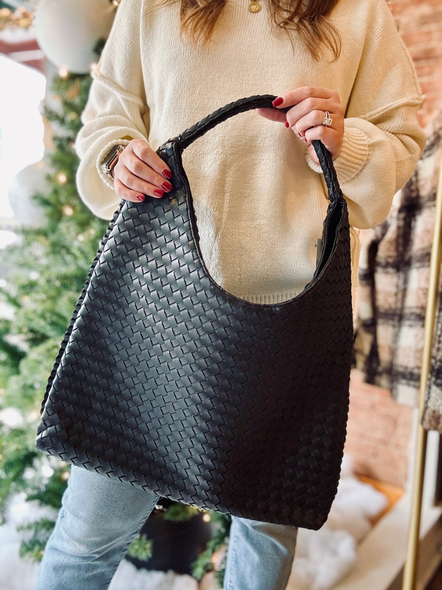 Lowen Weave Hobo Bag
