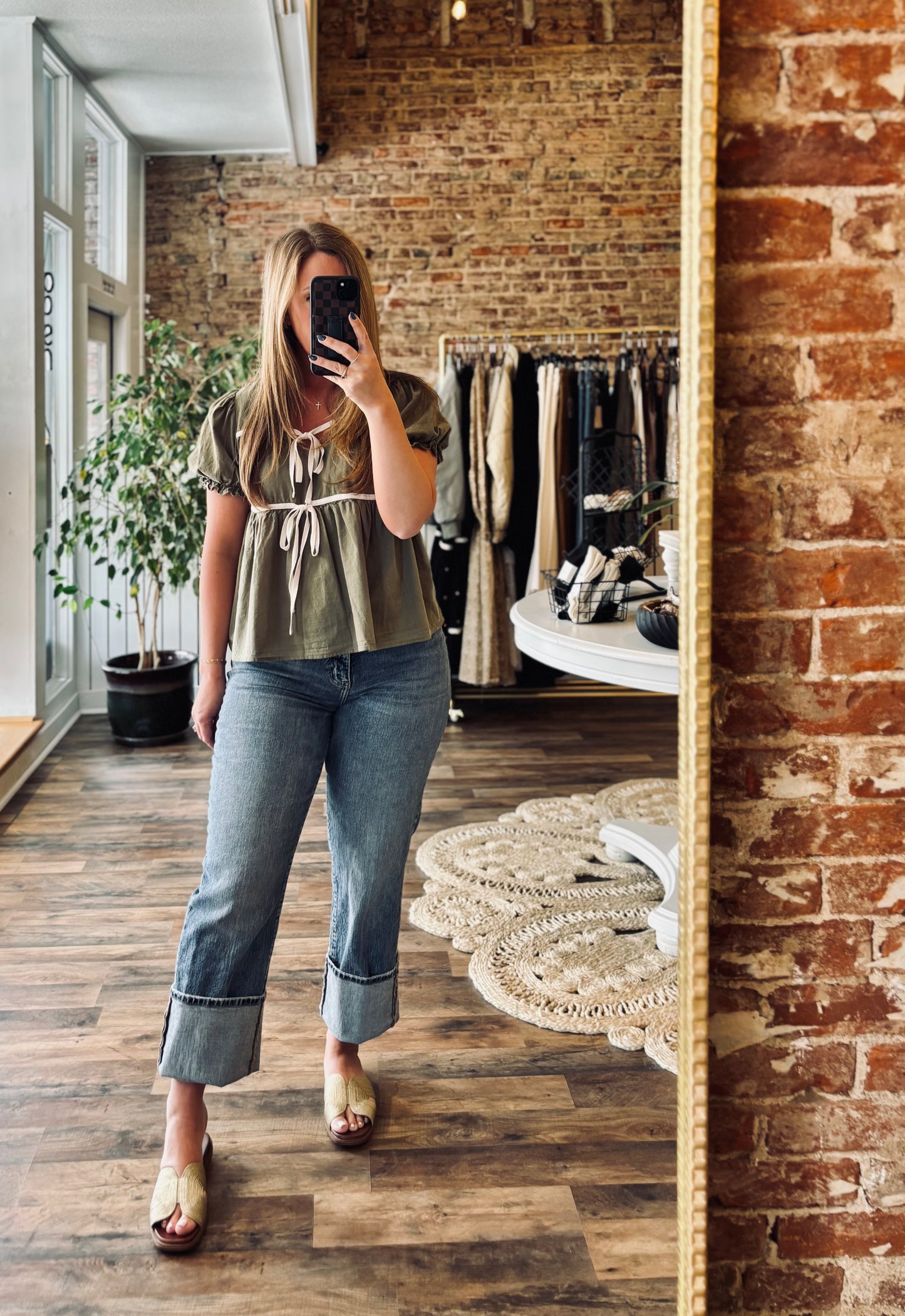 Winny Blouse - Sage