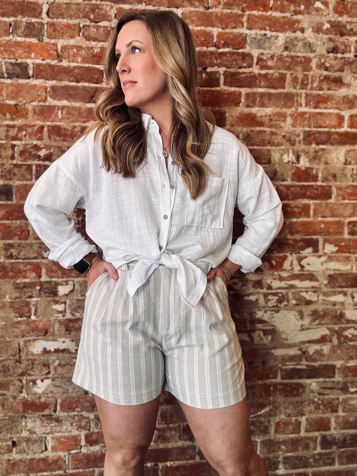 Ainsley Linen Shorts