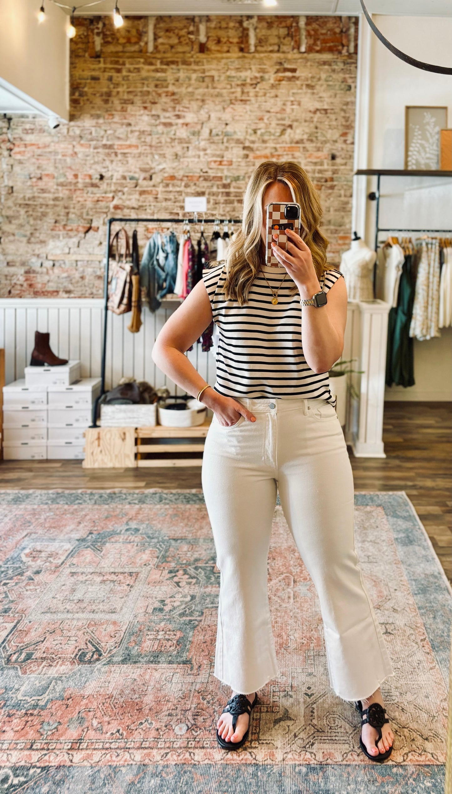 Bridget Crop Flare