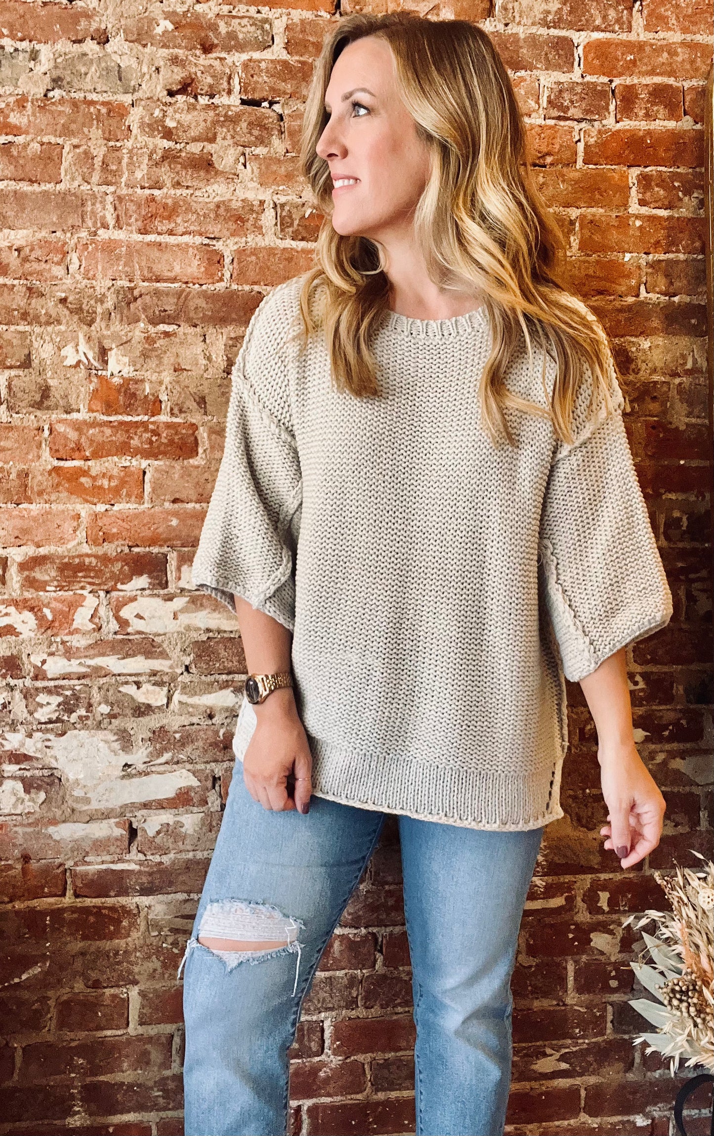 Summers End Sweater - Coconut