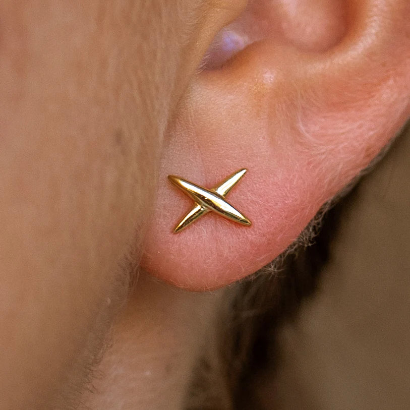 Pirate Flag Studs