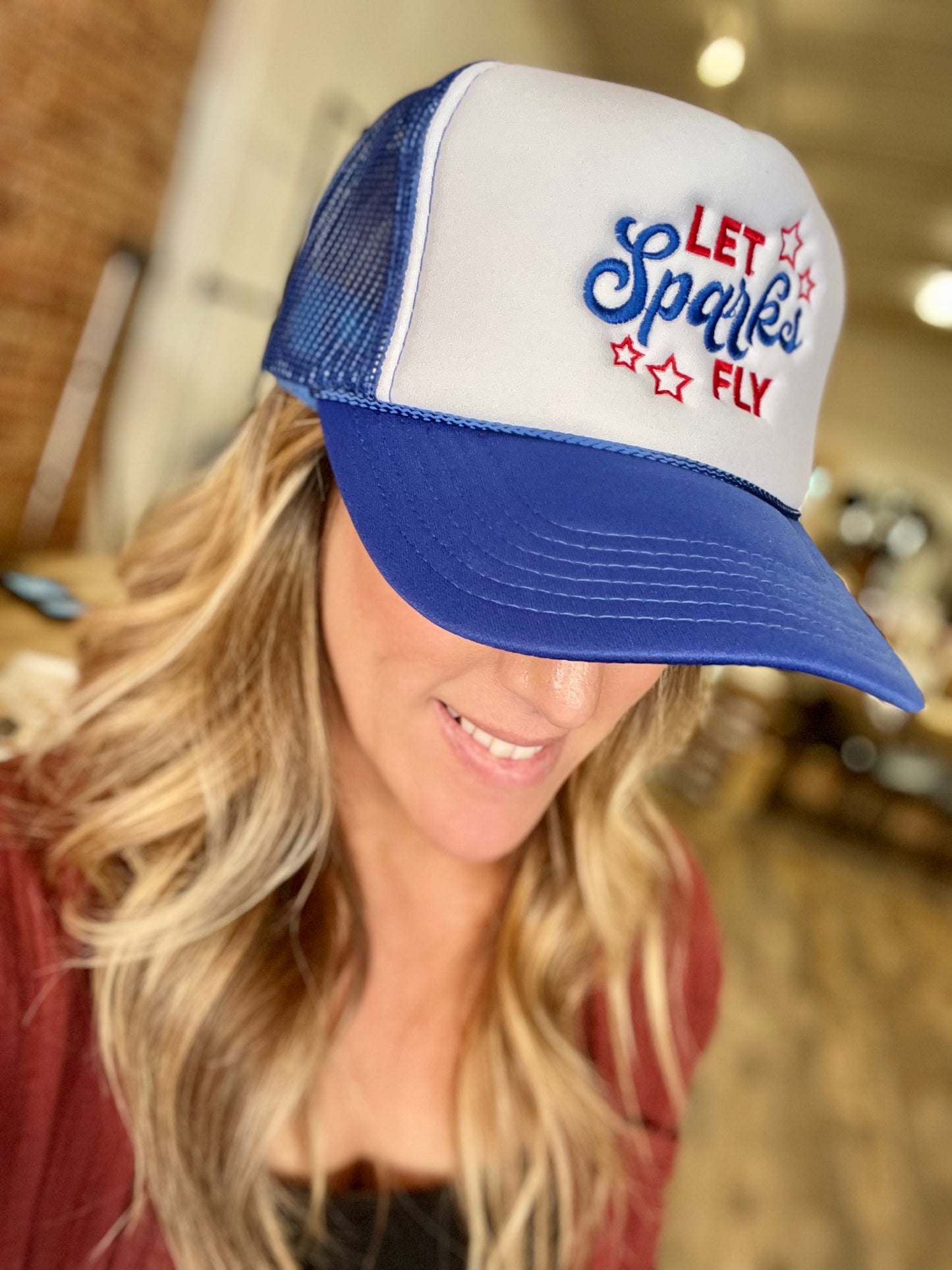 Let Sparks Fly Trucker Hat
