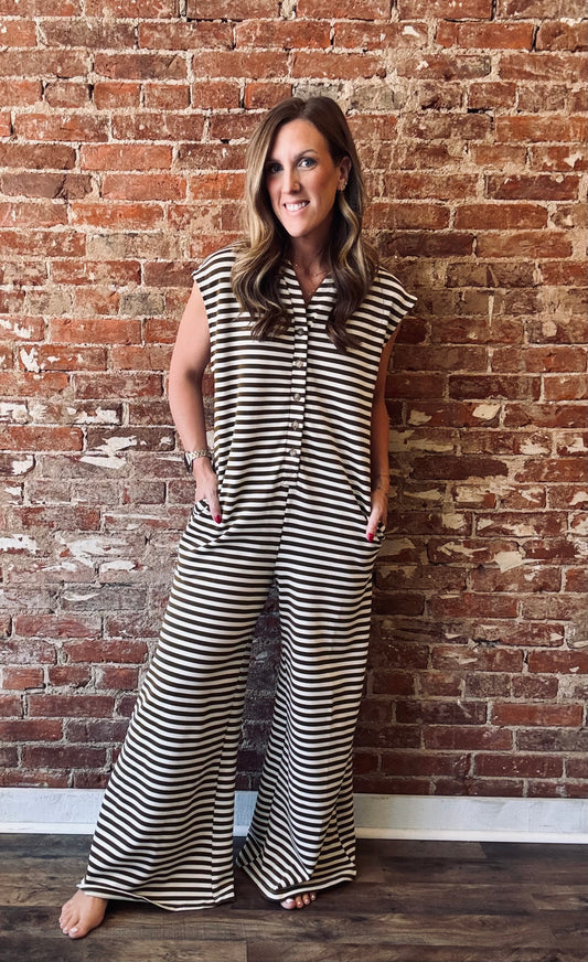 Sloane Striped Jumpsuit
