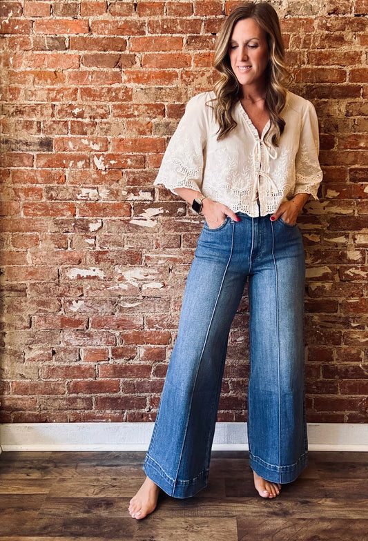Charleigh Wide Leg Jean