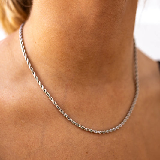 Disco Cowgirl Necklace - Silver