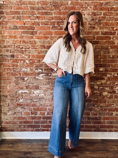 Charleigh Wide Leg Jean