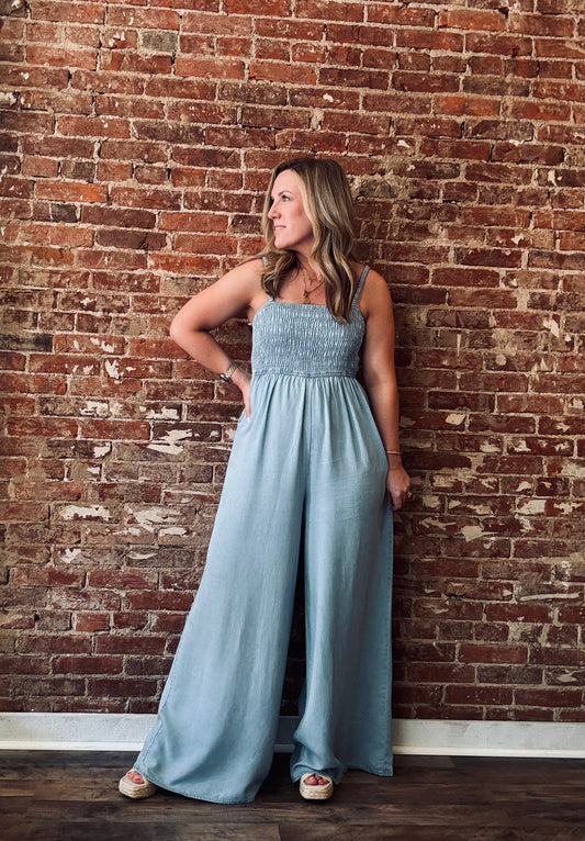 Goldie Chambray Jumpsuit