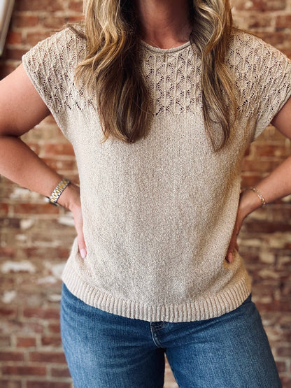 Lilah Eyelet Sweater