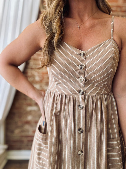 Brie Linen Dress