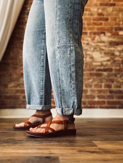 High Rise Barrel Jean