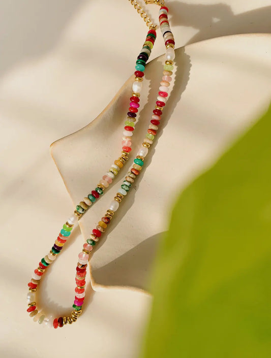 Sunny Beaded Necklace