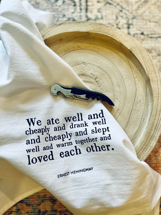 Hemingway Tea Towel