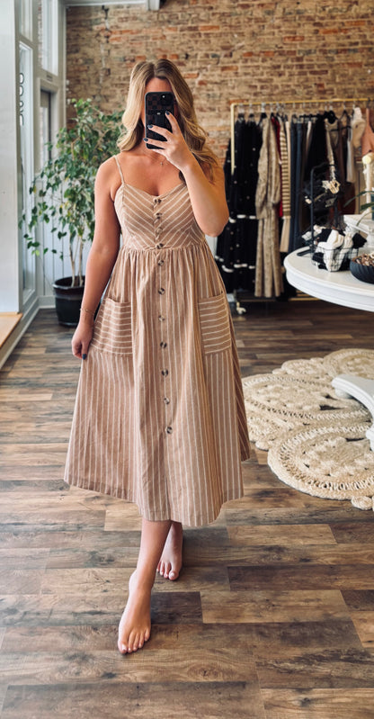 Brie Linen Dress